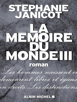 cover image of La Mémoire du monde III